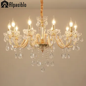2019 Luxury Crystal Chandelier Living Room Lamp lustres de cristal indoor Lights Crystal Pendants For Chandeliers Free shipping
2019 Luxury Crystal Chandelier Living Room Lamp lustres de cristal indoor Lights Crystal Pendants For Chandeliers Free shipping