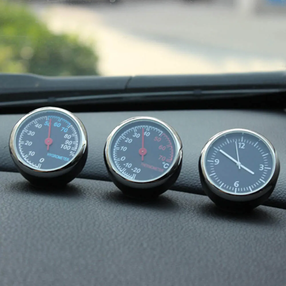 Universal Mini Car Digital Thermometer/Hygrometer/Time Gauges Auto Electronic Clock High Precision Automotive for Car Interior
Universal Mini Car Digital Thermometer/Hygrometer/Time Gauges Auto Electronic Clock High Precision Automotive for Car Interior
