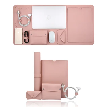 Soyan Fashion PU 5 in 1 set Laptop Sleeve Case Charger Pouch Bag Mouse Case Desk Mat Cable Winder Leather Cover for Macbook
Soyan Fashion PU 5 in 1 set Laptop Sleeve Case Charger Pouch Bag Mouse Case Desk Mat Cable Winder Leather Cover for Macbook