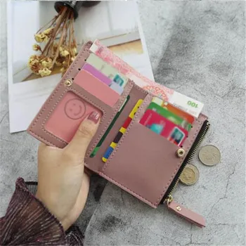 1PC Leather Ladies Simple Bifold Small Womens Ladies Handbag Purse Cute Wallet Women Coin Bag Billetera De Mujer New Fashion
1PC Leather Ladies Simple Bifold Small Womens Ladies Handbag Purse Cute Wallet Women Coin Bag Billetera De Mujer New Fashion