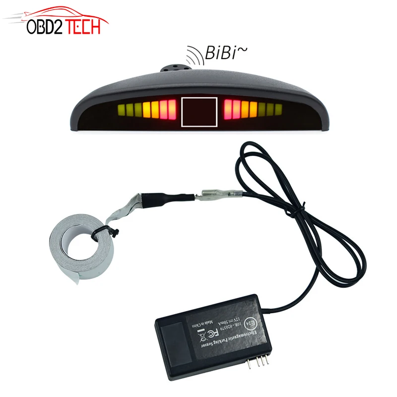 

U302 Parking Assistance Car Parking Sensor Electromagnetic Auto Reversing Radar Car Parking Radar Sensor With Led Buzzer