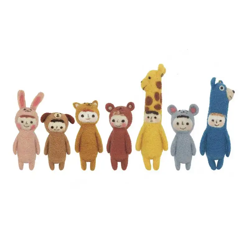2019 Fashion Women DIY Cute Animal Baby kids Toy Doll Wool Felt Poked Kitting Non-Finished Handcarft Wool Felting Material
2019 Fashion Women DIY Cute Animal Baby kids Toy Doll Wool Felt Poked Kitting Non-Finished Handcarft Wool Felting Material
