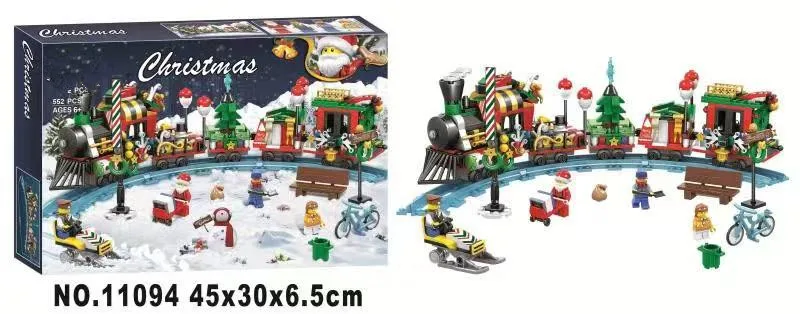 New Christmas Advent Calendar Santa Claus Train Journey Figures Building Blocks Toys Compatible with Christmas Gift
New Christmas Advent Calendar Santa Claus Train Journey Figures Building Blocks Toys Compatible with Christmas Gift