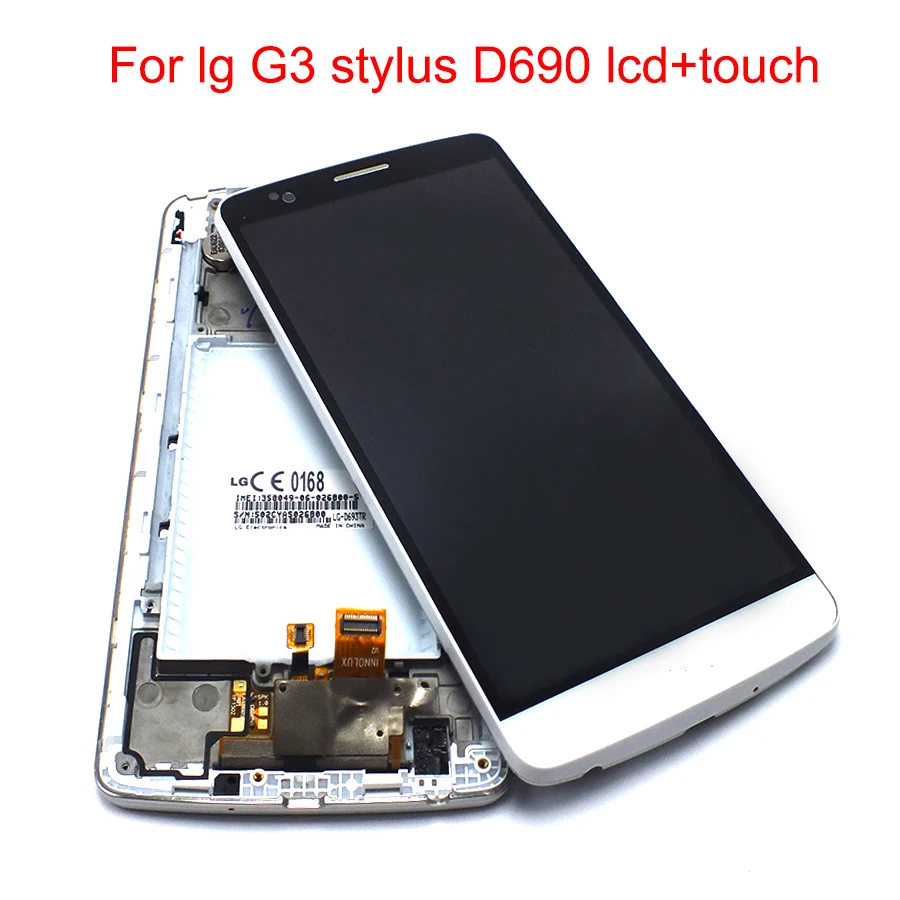JPFix For LG G3 Stylus D690 LCD Display Touch Screen Digitizer Assembly With Frame
JPFix For LG G3 Stylus D690 LCD Display Touch Screen Digitizer Assembly With Frame