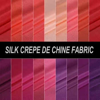 110CM Wide 15MM Warm Color Solid Color Red Purple Silk Crepe de Chine Fabric for Summer Long Short Dress Shirt Suit Pants E711
110CM Wide 15MM Warm Color Solid Color Red Purple Silk Crepe de Chine Fabric for Summer Long Short Dress Shirt Suit Pants E711