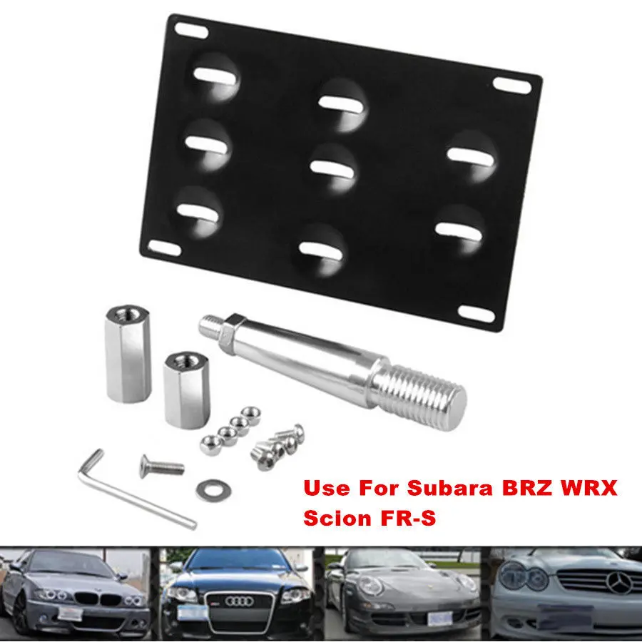 Bumper Tow Hook License Plate Mount Bracket Holder Kits For Subara BRZ WRX Scion
Bumper Tow Hook License Plate Mount Bracket Holder Kits For Subara BRZ WRX Scion