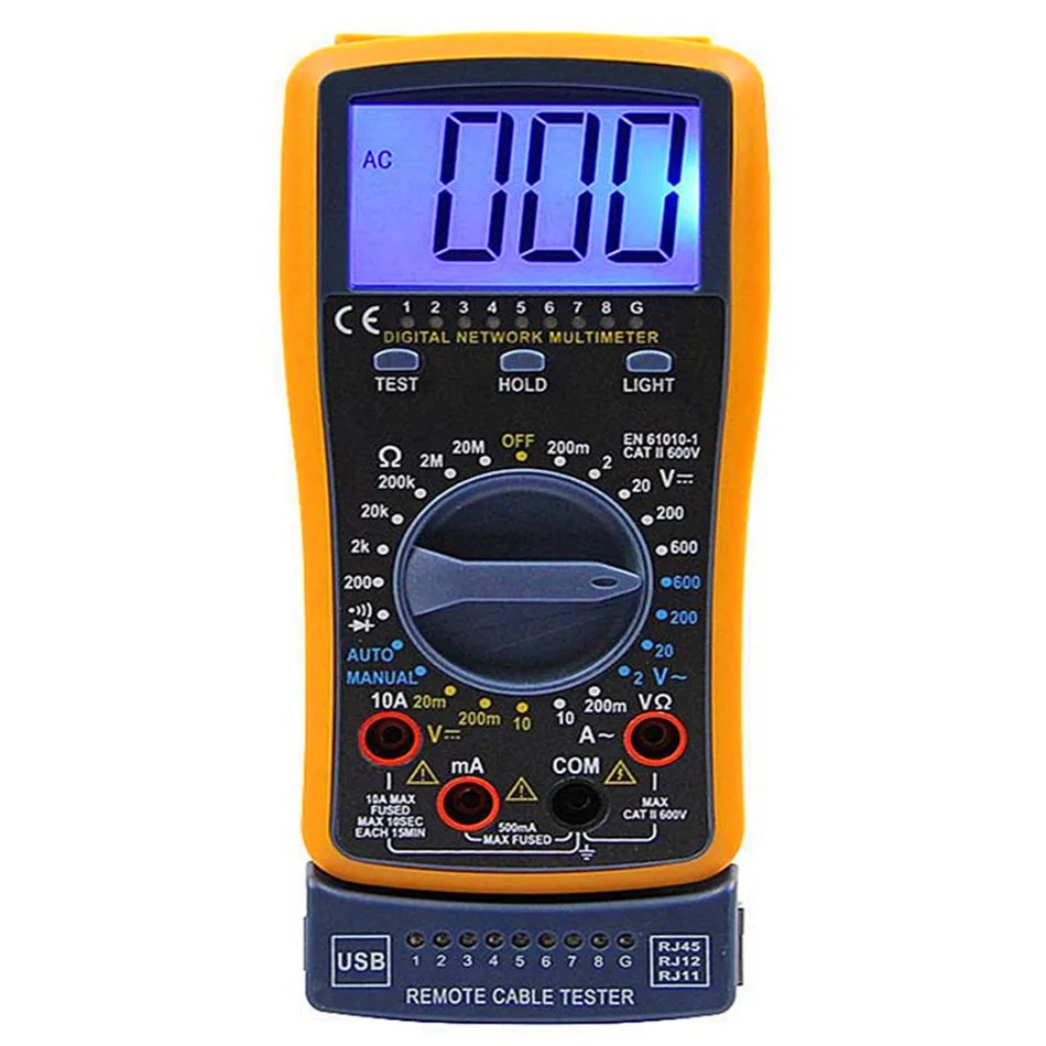 High Precision digital Multimeter DT4300A Electronic Electrician Maintenance Digital display Universal Meter Backlighting
High Precision digital Multimeter DT4300A Electronic Electrician Maintenance Digital display Universal Meter Backlighting