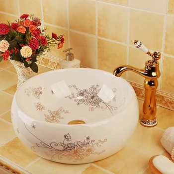 Modern home decoration table top art bathroom porcelain washing basin
Modern home decoration table top art bathroom porcelain washing basin