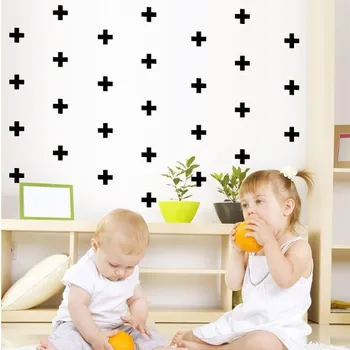 Ins Hot Sale 36pcs Black Cross Vinyl Wall Stickers Removable DIY Wall Stickers For Kids Room Nursery Baby Wall Decals Mural D480
Ins Hot Sale 36pcs Black Cross Vinyl Wall Stickers Removable DIY Wall Stickers For Kids Room Nursery Baby Wall Decals Mural D480