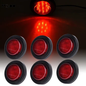 6pcs 2/9 LED Car Trailer Truck Round Tail Brake Waterproof Light Turn Signal Stop Light Side Lamp WZJOO 
6pcs 2/9 LED Car Trailer Truck Round Tail Brake Waterproof Light Turn Signal Stop Light Side Lamp WZJOO