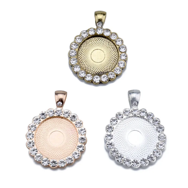 34mm (inner 25mm) Round Antique Bronze Black Silver Gold Crystal Pendant Base Cameo Cabochon Jewelry Setting Bezel Tray Diy
34mm (inner 25mm) Round Antique Bronze Black Silver Gold Crystal Pendant Base Cameo Cabochon Jewelry Setting Bezel Tray Diy