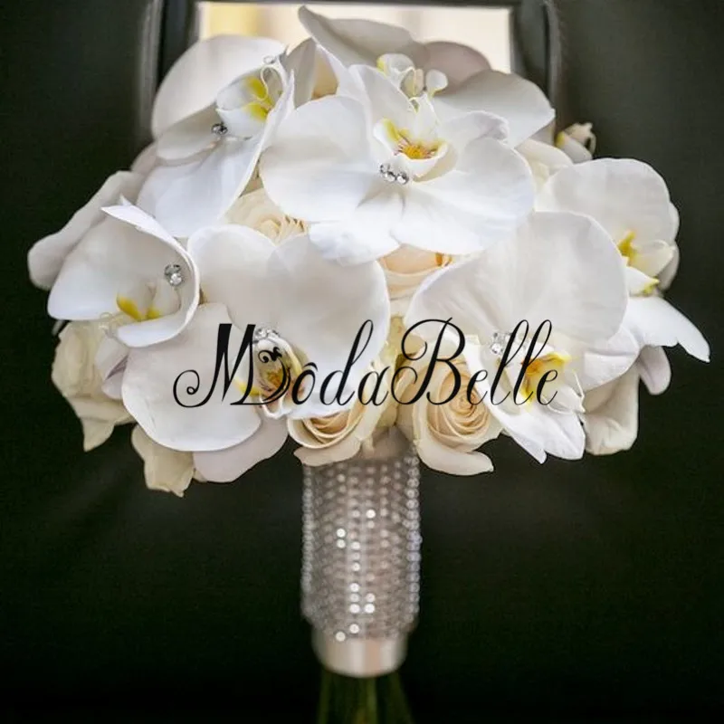 2017 Modabelle Customized Crystal Bridal Bouquet De Mariage Artificial Silk Rose Orchid Bouquet Wedding Flowers For Bride
2017 Modabelle Customized Crystal Bridal Bouquet De Mariage Artificial Silk Rose Orchid Bouquet Wedding Flowers For Bride