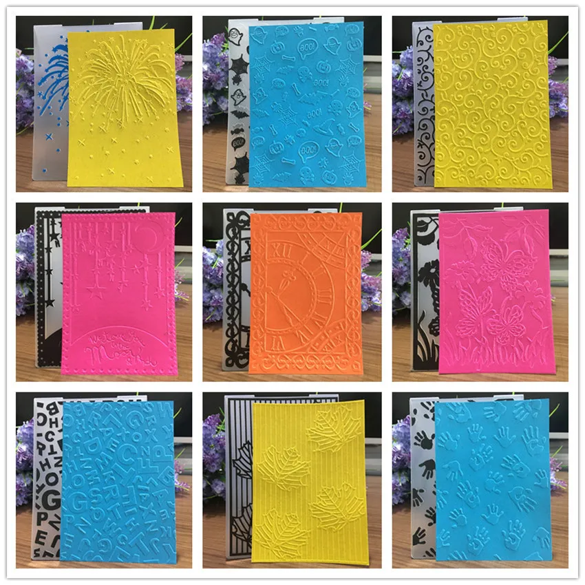 20 Different Styles Plastic Embossing Folder For Scrapbooking Photo Album DIY Paper Card Making Decor Embossing Craft Stencil
20 Different Styles Plastic Embossing Folder For Scrapbooking Photo Album DIY Paper Card Making Decor Embossing Craft Stencil