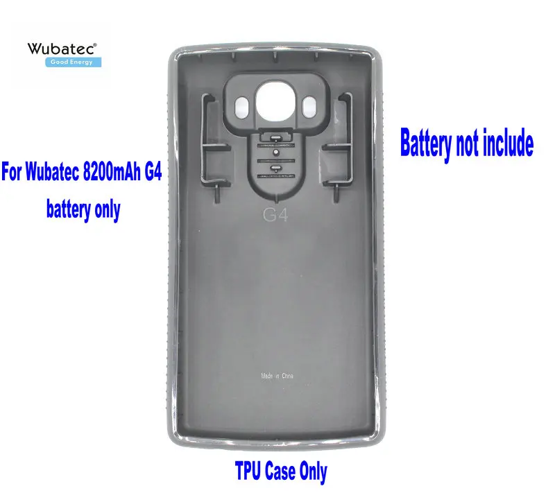Wubatec 1x G4 BL-51YF Extended Battery (8200mAh) TPU Case ( no battery) For LG G4 H818 VS999 VS986 US991 F500K F500L H810 H815
Wubatec 1x G4 BL-51YF Extended Battery (8200mAh) TPU Case ( no battery) For LG G4 H818 VS999 VS986 US991 F500K F500L H810 H815