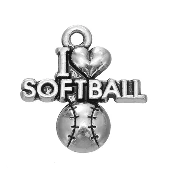 my shape 30pcs vintage i love softball sporty one side word charm antique silver color zinc alloy metal jewelry charms
my shape 30pcs vintage i love softball sporty one side word charm antique silver color zinc alloy metal jewelry charms