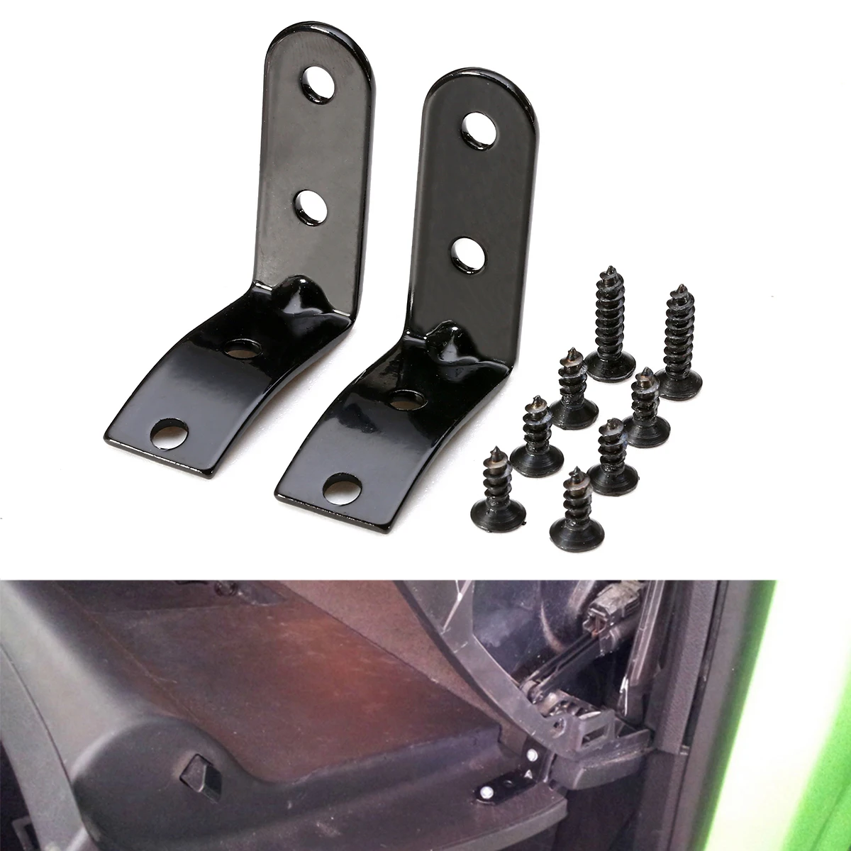 Dedicated Replacement Glove Box Lid Hinge Snapped Repair Kit + 8 Screws For Audi A4 B6 B7 8E 2001-2008