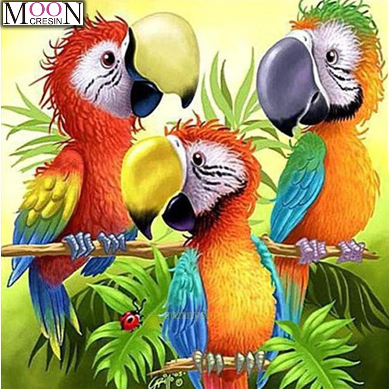MOONCRESIN 5D DIY Diamond Embroidery Three Brids Diamond Painting Cross Stitch Full Square Drill Rhinestones Mosaic Animals Kits
MOONCRESIN 5D DIY Diamond Embroidery Three Brids Diamond Painting Cross Stitch Full Square Drill Rhinestones Mosaic Animals Kits