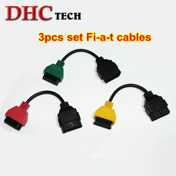 3pcs/set For Fi-a-t Ecu Scan Adaptor Connector 16pin OBD2 Cable for F-iat Three Colors
3pcs/set For Fi-a-t Ecu Scan Adaptor Connector 16pin OBD2 Cable for F-iat Three Colors