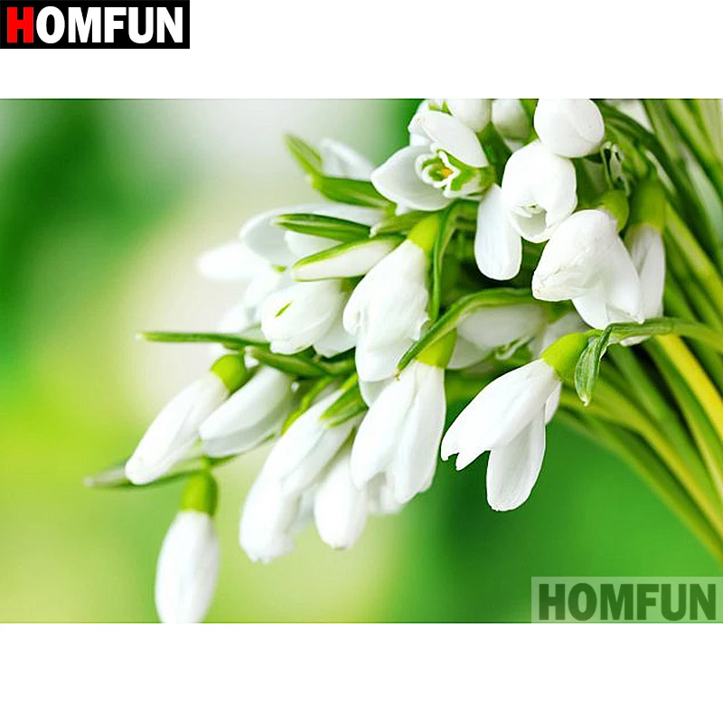 HOMFUN 5D DIY Diamond Painting Full Square/Round Drill "White flower" Embroidery Cross Stitch gift Home Decor Gift A07938
HOMFUN 5D DIY Diamond Painting Full Square/Round Drill "White flower" Embroidery Cross Stitch gift Home Decor Gift A07938