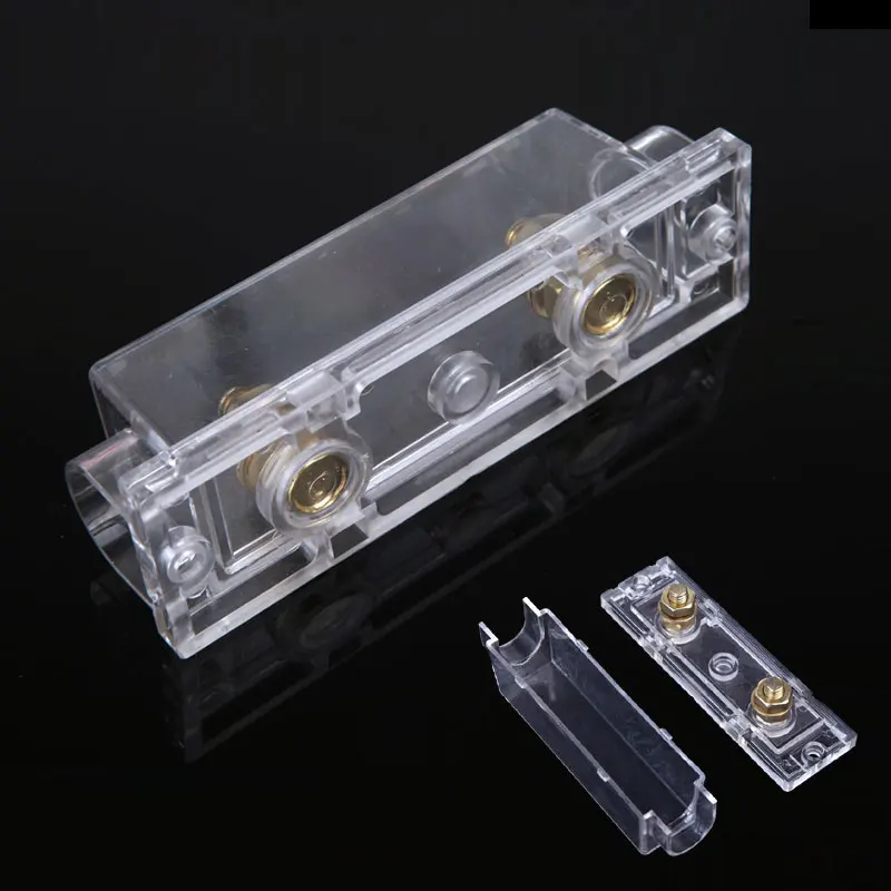 Fuse holder New ANL fuse box Distribution Fuseholder fuse holder blade INLINE 0 4 8 gauge Positive 300 AMP
Fuse holder New ANL fuse box Distribution Fuseholder fuse holder blade INLINE 0 4 8 gauge Positive 300 AMP