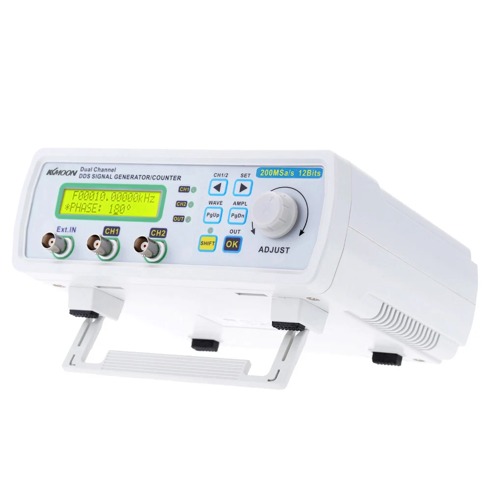 

High Precision Digital DDS Dual-channel Signal Source Generator Arbitrary Waveform Frequency Meter 200MSa/s 25MHz