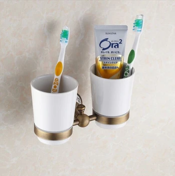 Top quality luxury European style Antique copper toothbrush tumber&cup holder with 2cups wall mounted bath product HJ-25844
Top quality luxury European style Antique copper toothbrush tumber&cup holder with 2cups wall mounted bath product HJ-25844