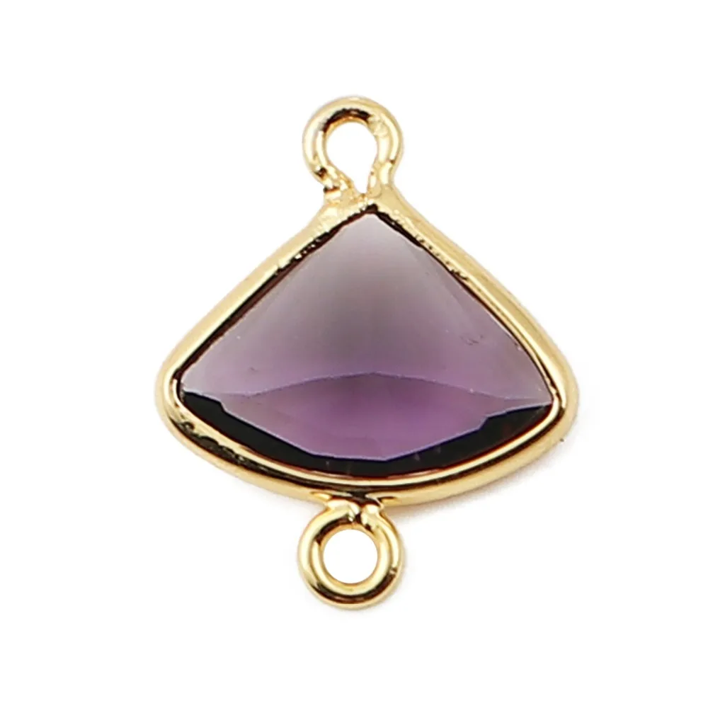 DoreenBeads Copper Connectors Fan-shaped Gold Color Red Purple Rhinestone Jewelry Accessories 13mm( 4/8") x 11mm( 3/8"), 3 PCs
DoreenBeads Copper Connectors Fan-shaped Gold Color Red Purple Rhinestone Jewelry Accessories 13mm( 4/8") x 11mm( 3/8"), 3 PCs