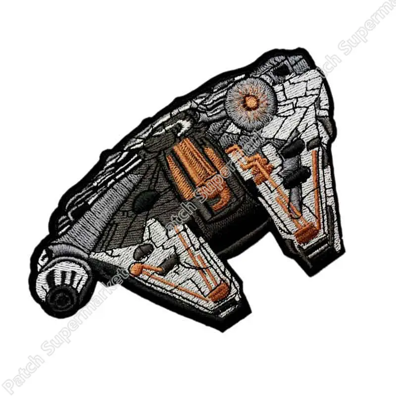 3.5" Star Wars Millennium Falcon Patch TV Movie Series Uniform punk rockabilly applique iron on sew on badge
3.5" Star Wars Millennium Falcon Patch TV Movie Series Uniform punk rockabilly applique iron on sew on badge