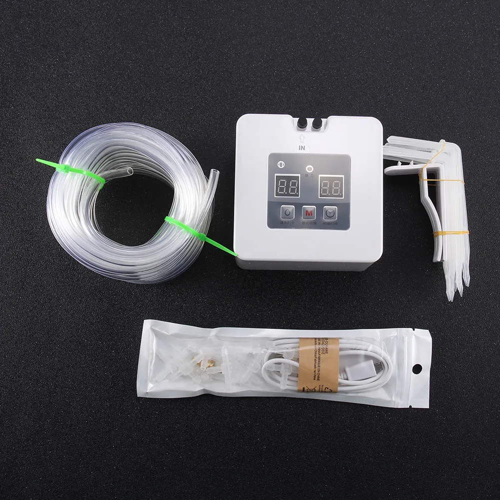 10M DIY Automatic Timer Drip Irrigation Kit USB Battery Powered Indoor Pot Plants Self Water Saving System With 10M Hose Kit TB
10M DIY Automatic Timer Drip Irrigation Kit USB Battery Powered Indoor Pot Plants Self Water Saving System With 10M Hose Kit TB
