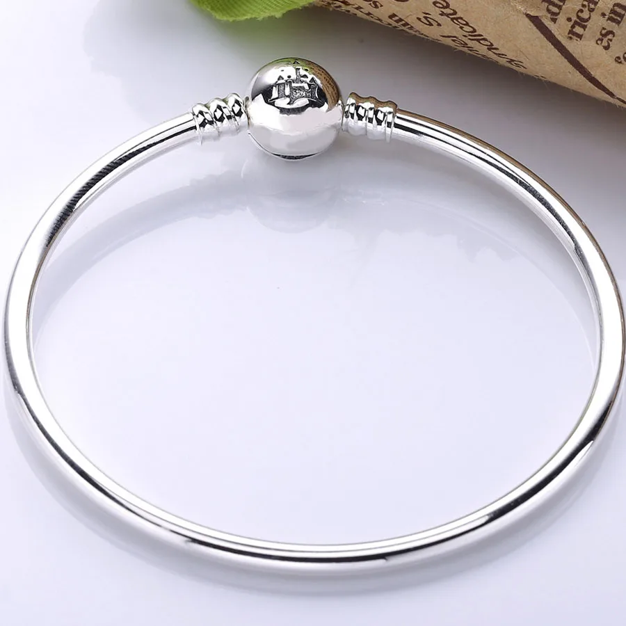 925 Sterling Silver Anklets Wonderful World Park Castlel Clasp Smooth Bracelet Bangle Fit Bead Charm DIY Pandora Jewelry
925 Sterling Silver Anklets Wonderful World Park Castlel Clasp Smooth Bracelet Bangle Fit Bead Charm DIY Pandora Jewelry
