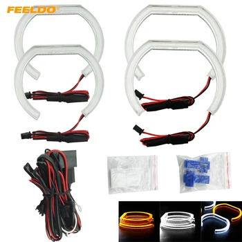 FEELDO2X128mm 2X120mm Car Crystal Angel Eyes Halo Ring DRL For BMW F30/F35 3 Series (2012-2014) 3-Color Choice #HQ2239
FEELDO2X128mm 2X120mm Car Crystal Angel Eyes Halo Ring DRL For BMW F30/F35 3 Series (2012-2014) 3-Color Choice #HQ2239
