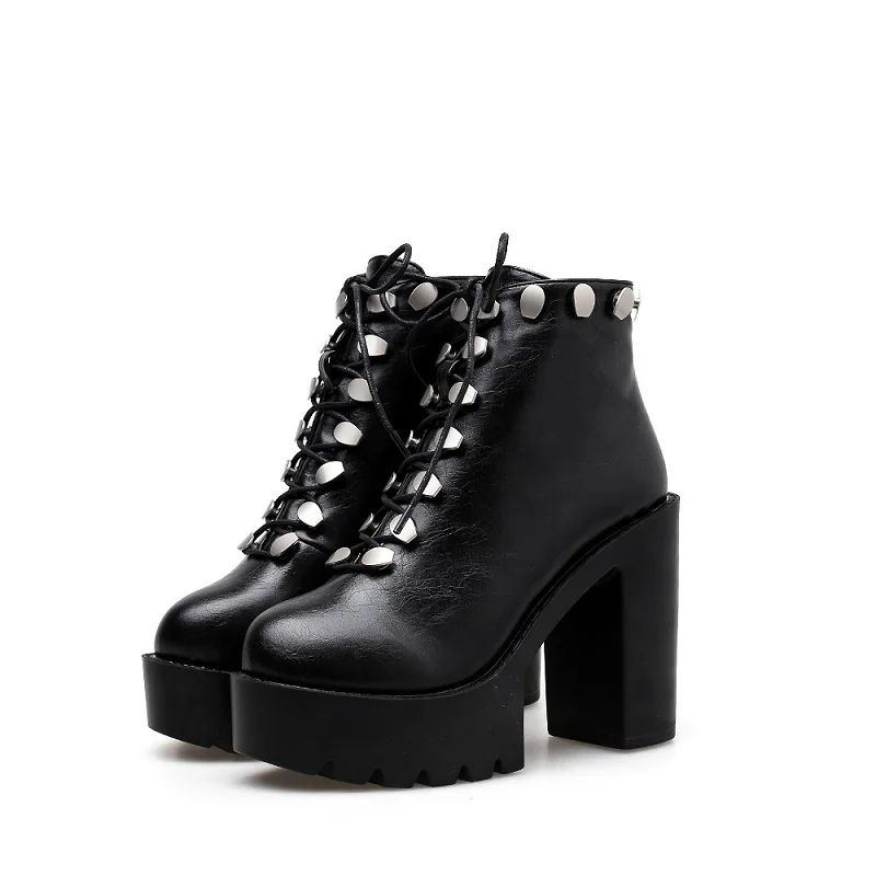 2018 autumn new European and American high-heeled thick with thick Martin boots women's boots black ljj 0116
2018 autumn new European and American high-heeled thick with thick Martin boots women's boots black ljj 0116