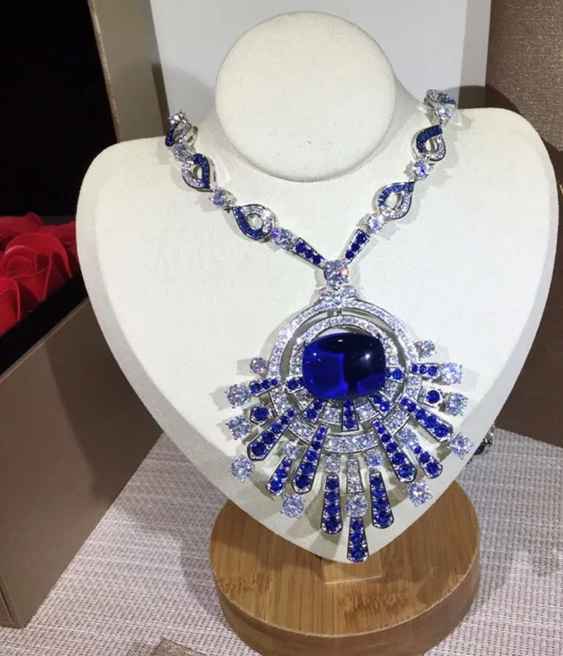 Hot famous brand jewelry FESTA party jewelry blue cz zircon necklace drop water shape pendant full of cubic zirconia choker
Hot famous brand jewelry FESTA party jewelry blue cz zircon necklace drop water shape pendant full of cubic zirconia choker