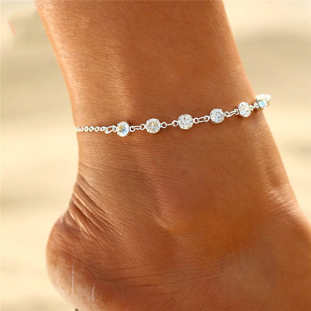 Vintage Fashion Crystal Anklets For Women Stainless Steel Shoe Boot Chain Bracelet Foot Jewelry
Vintage Fashion Crystal Anklets For Women Stainless Steel Shoe Boot Chain Bracelet Foot Jewelry