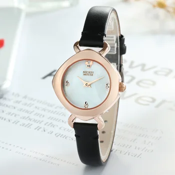 Disney brand Mickey mouse ladies watches waterproof genuine leather quartz womens wristwatches diamond black Citizen movement
Disney brand Mickey mouse ladies watches waterproof genuine leather quartz womens wristwatches diamond black Citizen movement