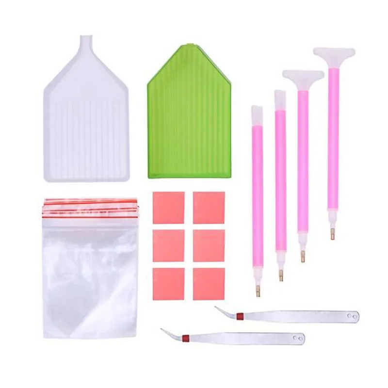 2018 Cross Stitch Tools Set Diamond Mosaic Embroidery tools Tweezers plate for handwork 5D Diamond Painting
2018 Cross Stitch Tools Set Diamond Mosaic Embroidery tools Tweezers plate for handwork 5D Diamond Painting