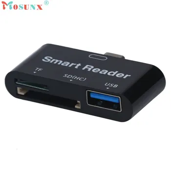 Mosunx Advanced U disk High Speed USB Type-C OTG Smart Reader TF/SD(HC)/USB Adapter (3 in 1) + Usb Cable 1PC
Mosunx Advanced U disk High Speed USB Type-C OTG Smart Reader TF/SD(HC)/USB Adapter (3 in 1) + Usb Cable 1PC