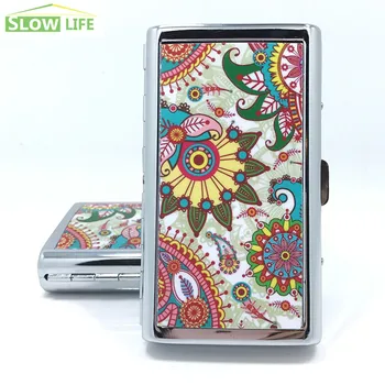 Fashion Lady Slim Cigarette Case New Flower Metal Slim Cigarette Case Box Woman Cigarette Holder Tobacco Box Girl Cigarette Case
Fashion Lady Slim Cigarette Case New Flower Metal Slim Cigarette Case Box Woman Cigarette Holder Tobacco Box Girl Cigarette Case
