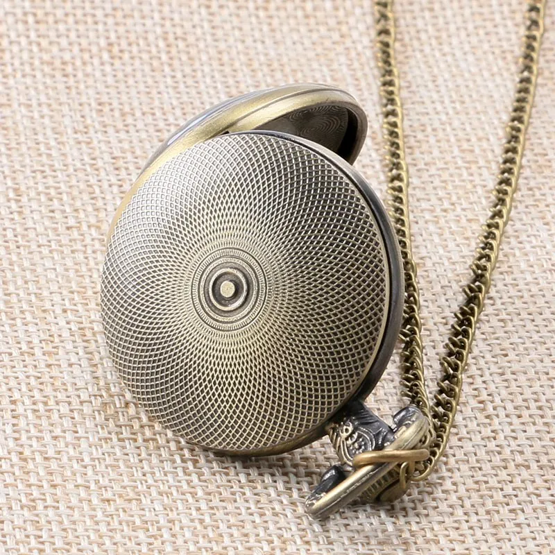 Glass Dome Design Pocket Watch With Chain Necklace Glass Dome Design Pocket Watch With Chain Necklace