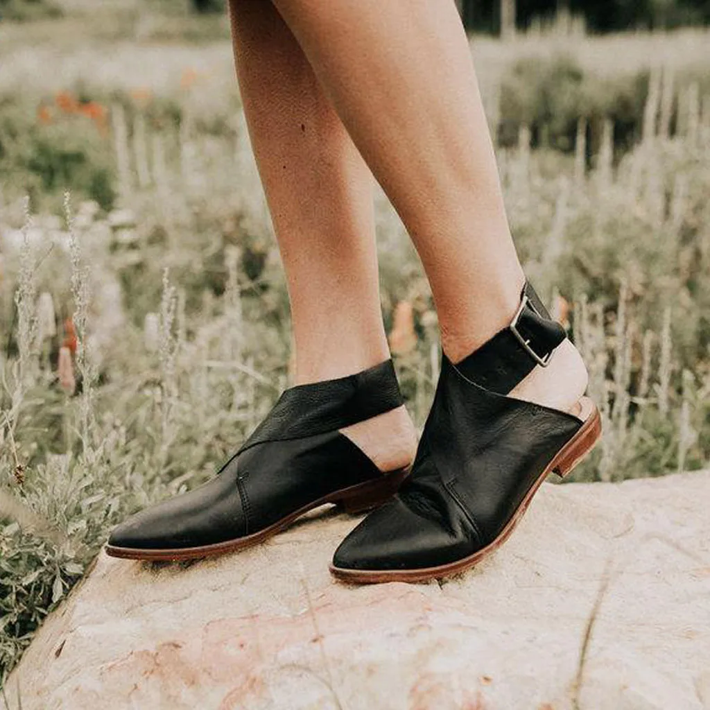 Sandals Women Ladies Summer Pointed Toe Buckle Strap Ankle Vintage Sandals Roman Shoes Sandalias Mujer 10H 
Sandals Women Ladies Summer Pointed Toe Buckle Strap Ankle Vintage Sandals Roman Shoes Sandalias Mujer 10H