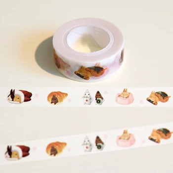 1.5cm*10m Cute Lazy Rabbit Washi Tape Adhesive Scrapbooking Planner Masking Tape Stationery Diy Home Office Decoration Material
1.5cm*10m Cute Lazy Rabbit Washi Tape Adhesive Scrapbooking Planner Masking Tape Stationery Diy Home Office Decoration Material