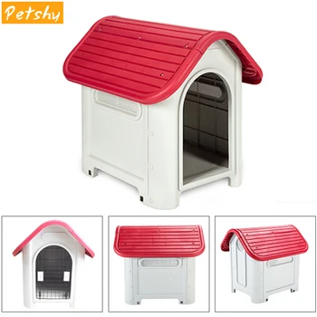 Petshy New Dog House Removable Waterproof Sturdy Plastic Breathable Outdoor Rainproof Small Medium Dogs Cats Nest Kennel
Petshy New Dog House Removable Waterproof Sturdy Plastic Breathable Outdoor Rainproof Small Medium Dogs Cats Nest Kennel