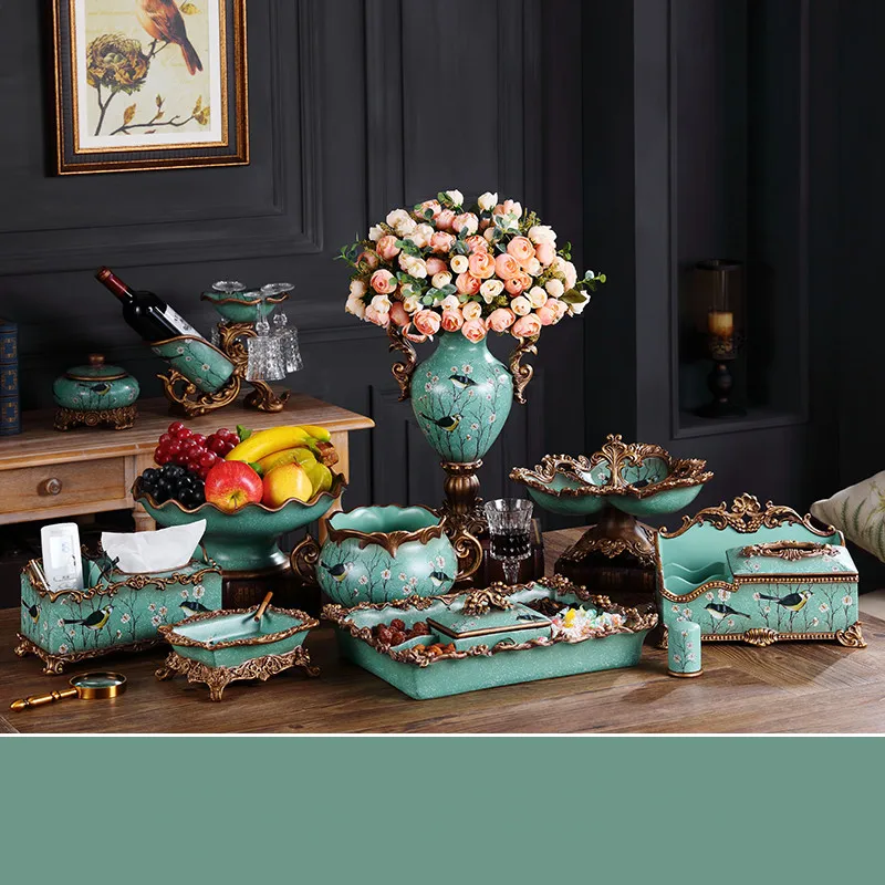 Luxurious Creative paper towel boxes in living room, multi-functional decorations, receiving boxes, fruit tray and Vase Set
Luxurious Creative paper towel boxes in living room, multi-functional decorations, receiving boxes, fruit tray and Vase Set
