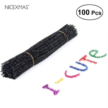100Pcs DIY Plush Twisted Bar Christmas Tree Ornament Children Kids Toy Xmas Craft Toys 30cm Length Decoration
100Pcs DIY Plush Twisted Bar Christmas Tree Ornament Children Kids Toy Xmas Craft Toys 30cm Length Decoration