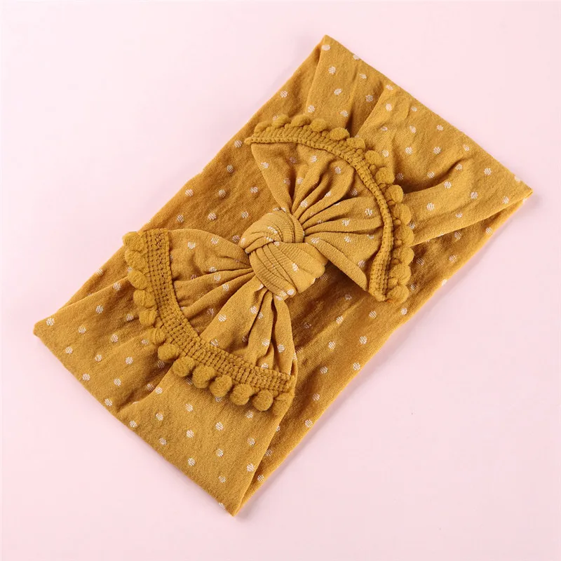 1PCS Fashion Kids Dot Nylon Headbands, edging ball Nylon Bow Head wrap, Knot Nylon Headwear Turban, hair accessories for girls
1PCS Fashion Kids Dot Nylon Headbands, edging ball Nylon Bow Head wrap, Knot Nylon Headwear Turban, hair accessories for girls