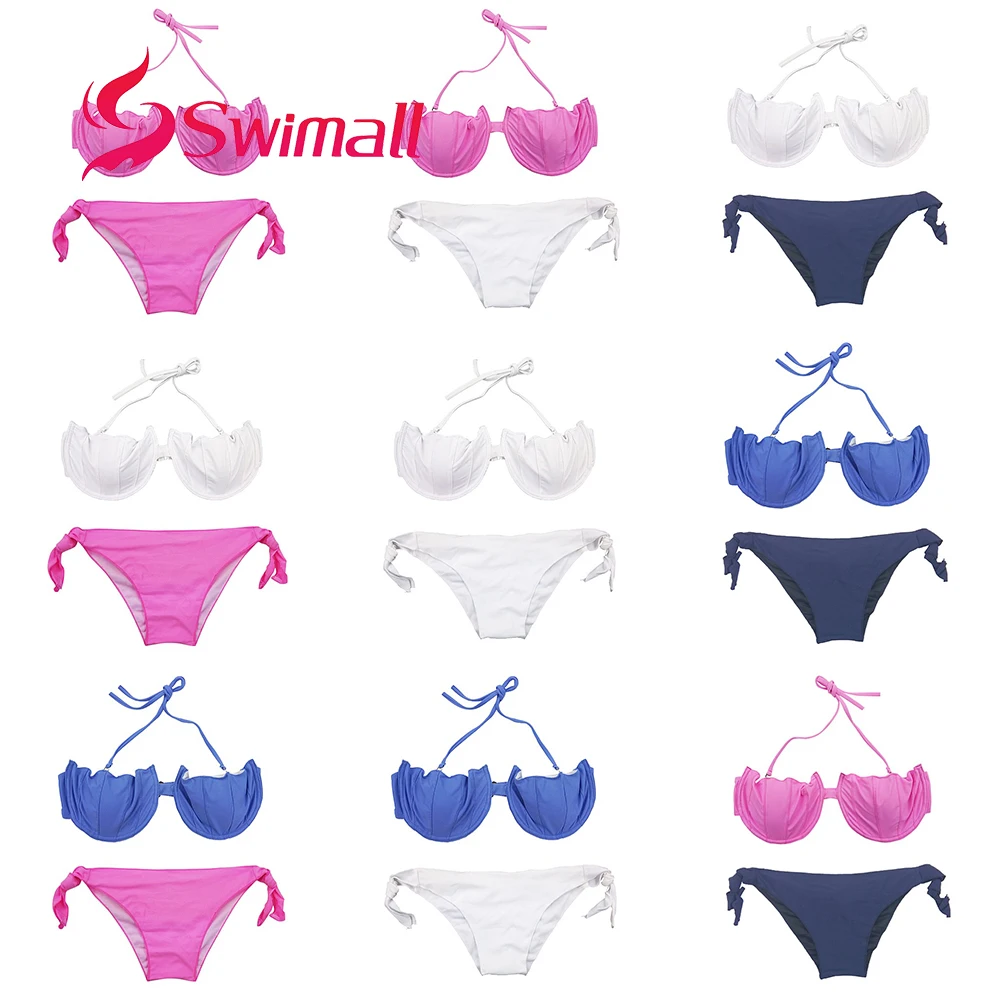Swimwear Women 2019 Solid shell Swimsuit Sexy Push Up Micro Bikinis Swimming Bathing Suit Beachwear Top Bottom Brazilian Biqiuni
Swimwear Women 2019 Solid shell Swimsuit Sexy Push Up Micro Bikinis Swimming Bathing Suit Beachwear Top Bottom Brazilian Biqiuni