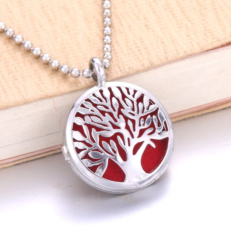 life Tree Aroma Diffuser Necklace Perfume Essential Oil Diffuser Aromatherapy Locket Pendant Necklace Women jewelry
life Tree Aroma Diffuser Necklace Perfume Essential Oil Diffuser Aromatherapy Locket Pendant Necklace Women jewelry