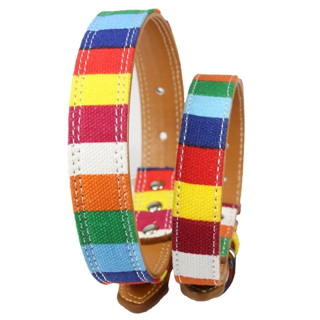 Colorful Rainbow Dog Collar Adjustable Pet Dog Collar Designer Collar For Large Dog Leather Plain Collar for Big Small Dog
Colorful Rainbow Dog Collar Adjustable Pet Dog Collar Designer Collar For Large Dog Leather Plain Collar for Big Small Dog