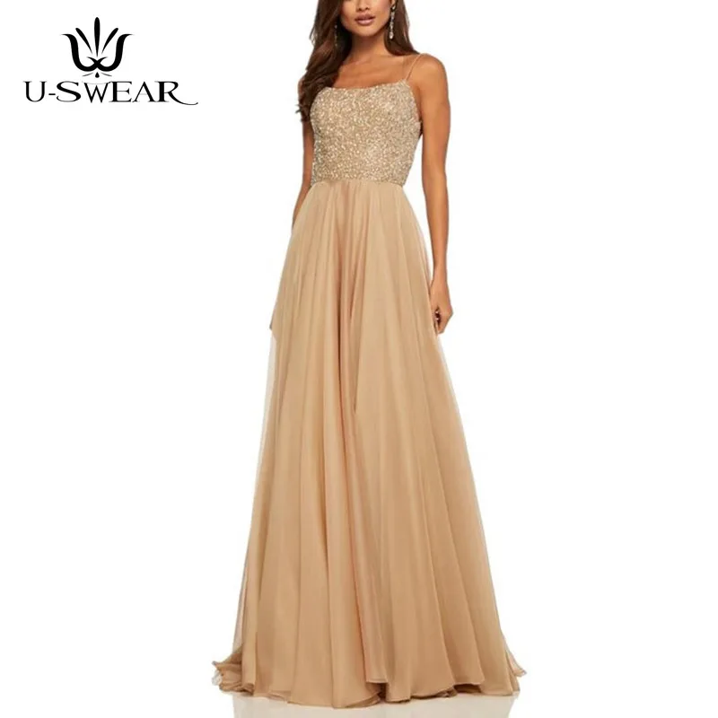 U-SWEAR Sexy Boat Neck Backless Sleeveless Sequin Evening Party Prom Formal Gowns Long Slim Dresses Vestido Robe Ceremonie Femme
U-SWEAR Sexy Boat Neck Backless Sleeveless Sequin Evening Party Prom Formal Gowns Long Slim Dresses Vestido Robe Ceremonie Femme