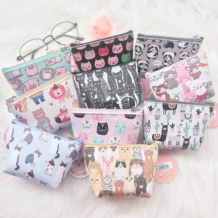 Cute Girl Kids Coin Purses Holder Kawaii Animal Cat Pig Women Mini Change Wallets Money Bag Coin Bag Children Zipper Pouch
Cute Girl Kids Coin Purses Holder Kawaii Animal Cat Pig Women Mini Change Wallets Money Bag Coin Bag Children Zipper Pouch